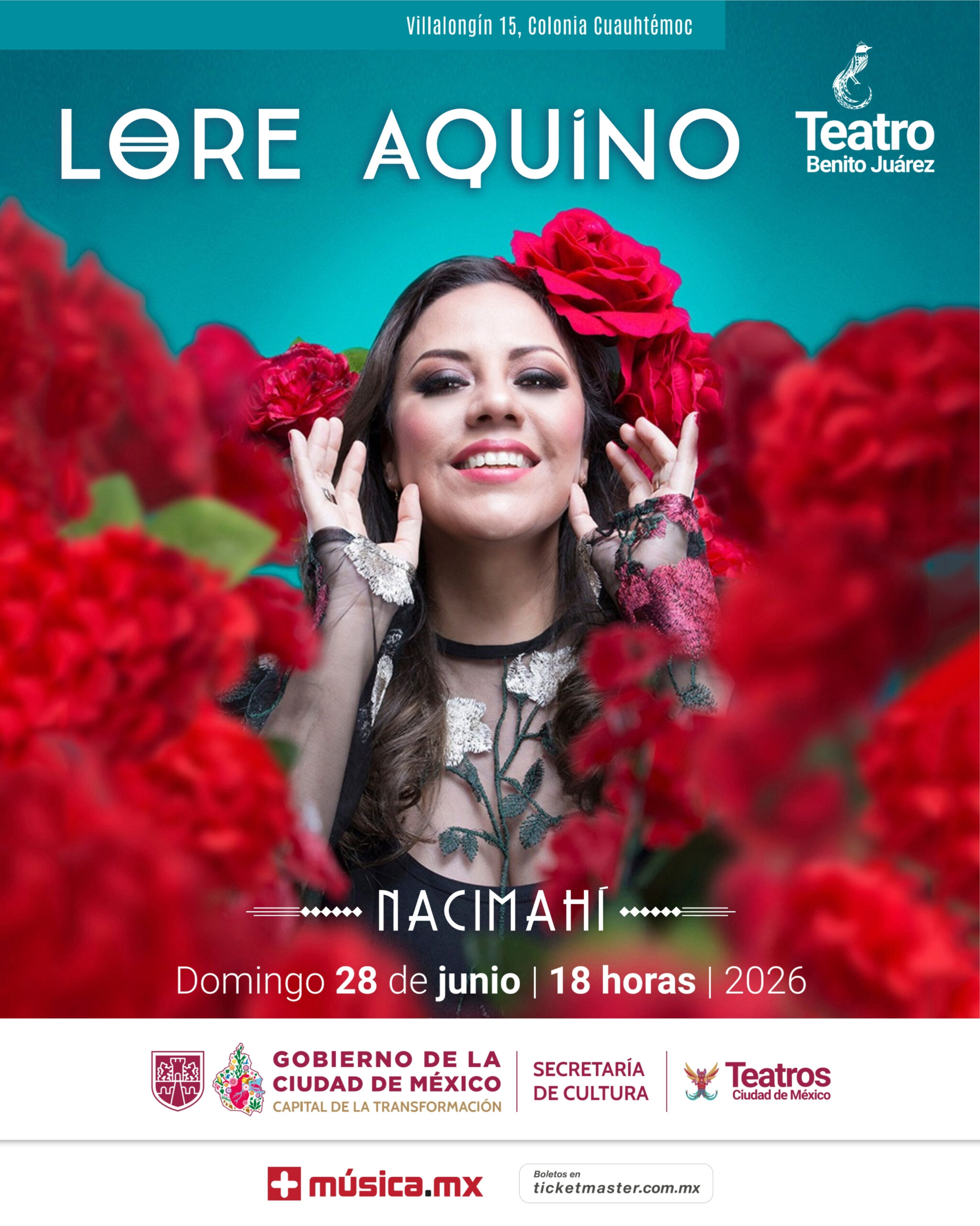 28 DE JUNIO TEATRO BENITO JUAREZ LORE Aquino