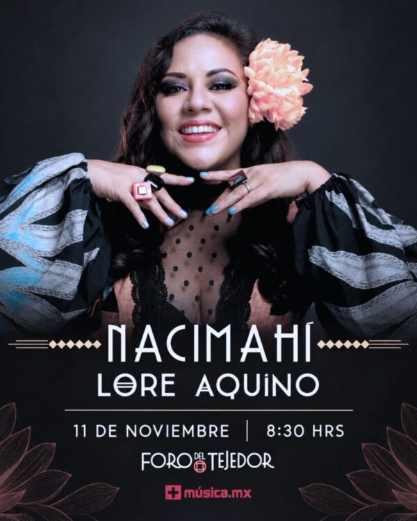 LORE AQUINO EN FORO DEL TEJEDOR CANTAUTORA MEXICANA