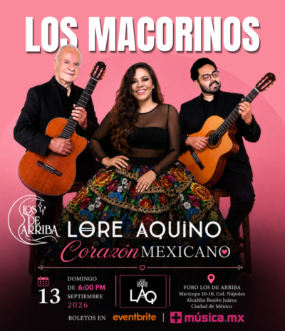 LORE AQUINO LOS MACORINOS 13 DE SEPTIEMBRE - LOS DE ARRIBA CARTEL OFICIAL PANTALLA REDES